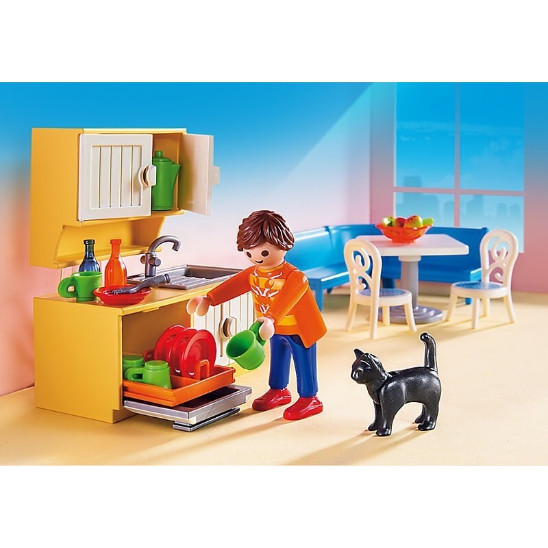 Playmobil dollhouse κουζίνα με καθιστικό 5336 - Playmobil, Playmobil Dollhouse