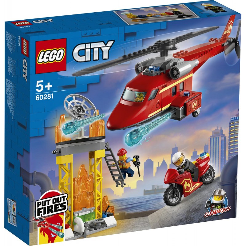 Lego  city πυροσβεστικό ελικόπτερο διάσωσης 60281 - Lego, Lego City