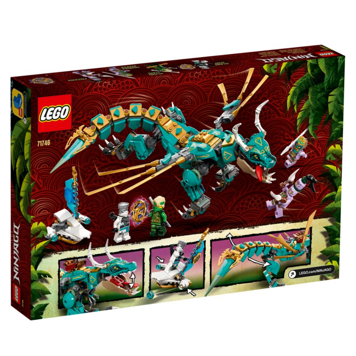 Lego ninjago δράκος της ζούγκλας 71746 - Lego, Lego Ninjago