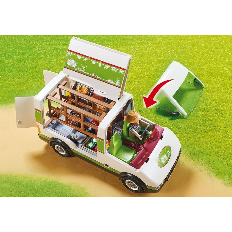 Playmobil country toy mobile farmers market van 70134 - Playmobil, Playmobil Country