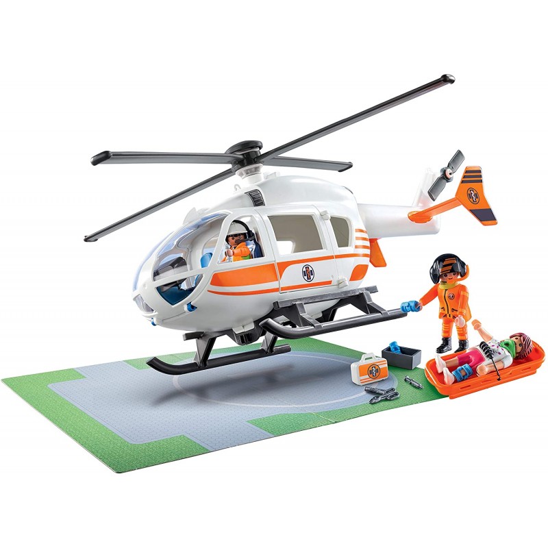 Playmobil city life ελικόπτερο διάσωσης 70048 - Playmobil, Playmobil City Life