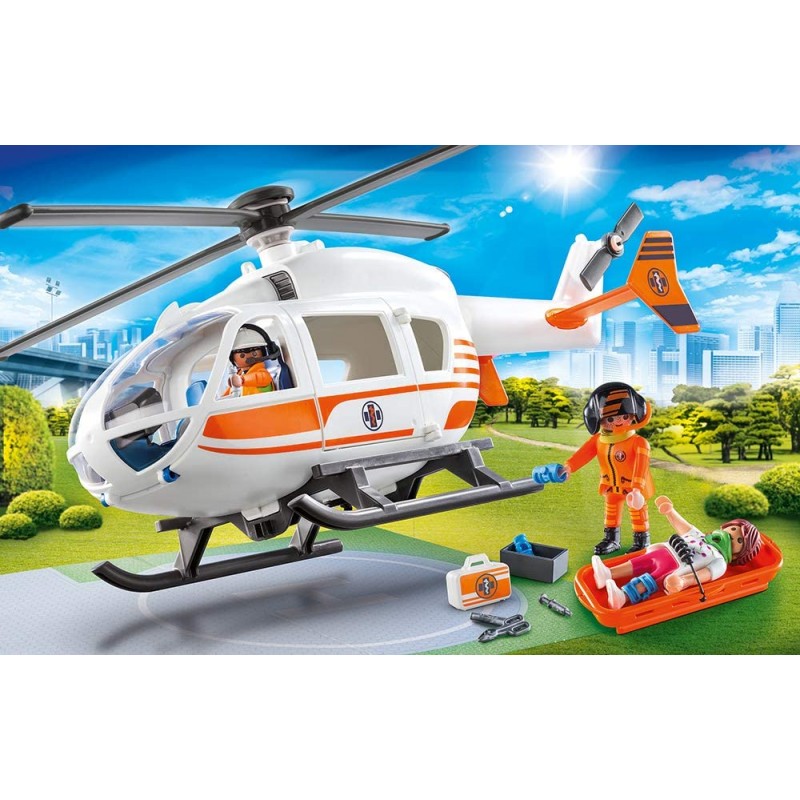 Playmobil city life ελικόπτερο διάσωσης 70048 - Playmobil, Playmobil City Life