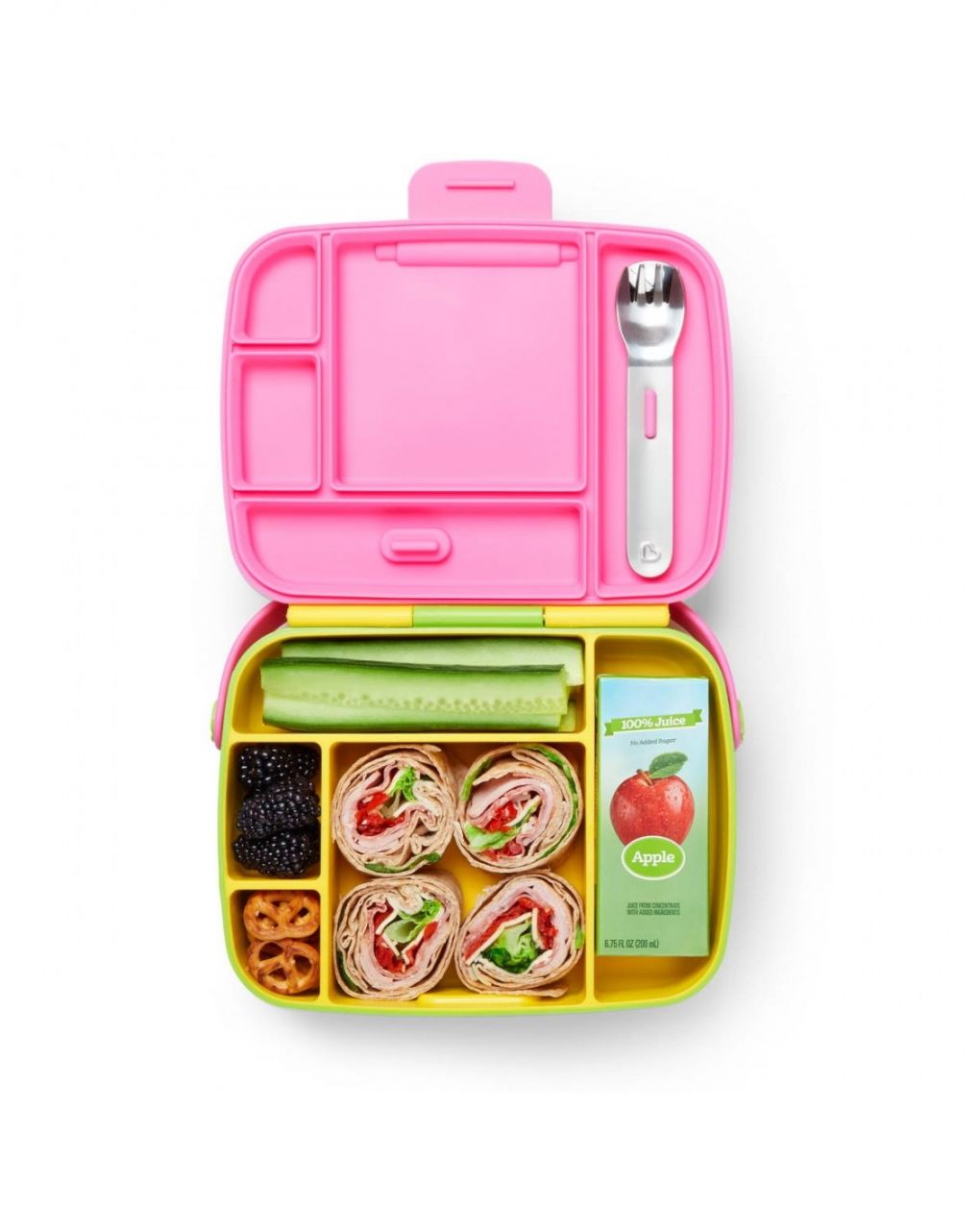 Munchkin  φαγητοδοχείο bento box yellow/pink - Munchkin