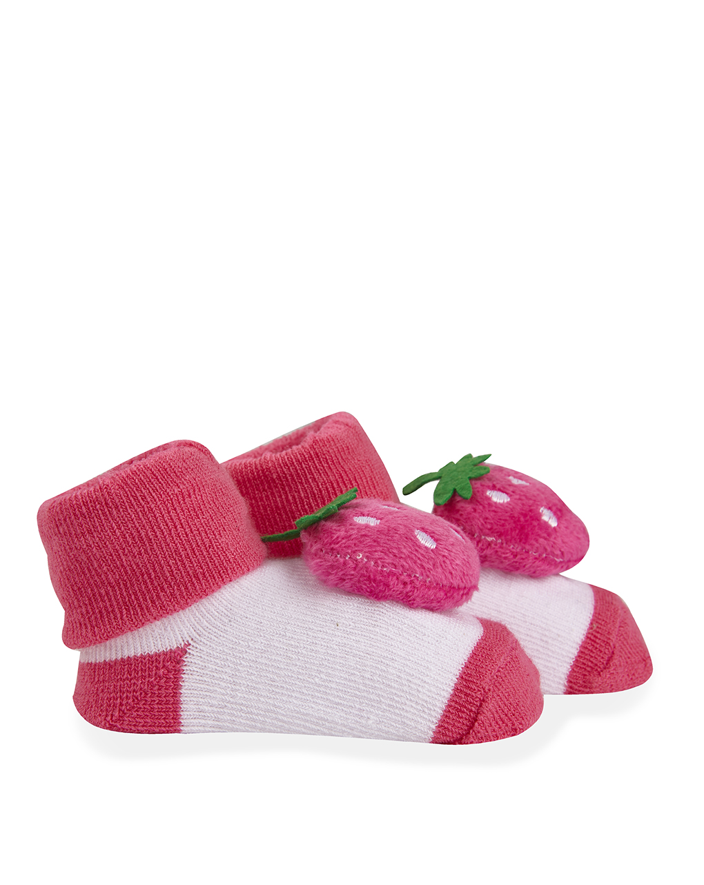 βρεφικές κάλτσες με φράουλα κουδουνίστρα για κορίτσι - Prénatal