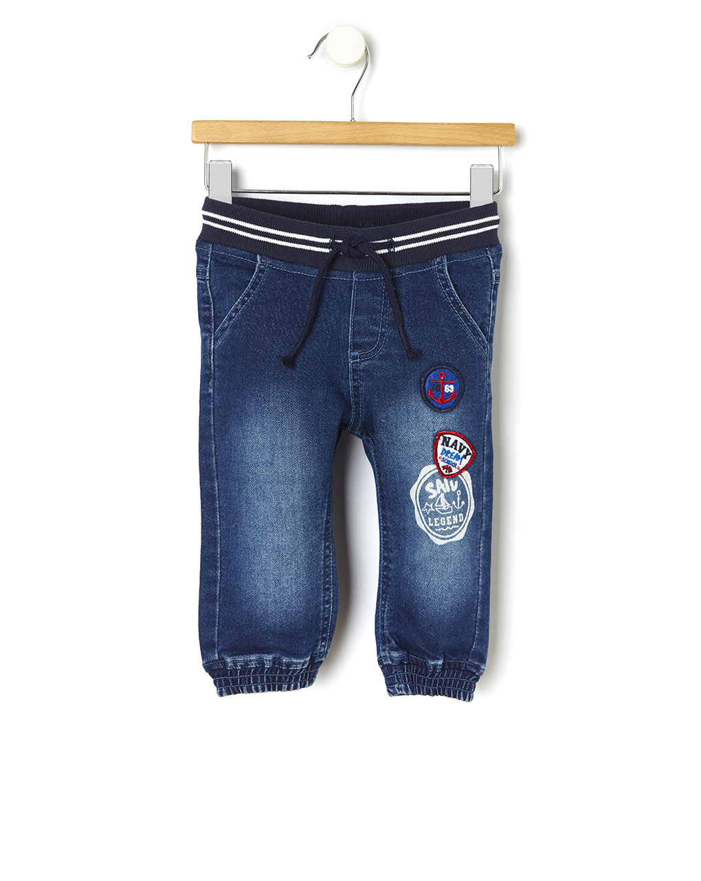 τζιν παντελόνι με patch για αγόρι