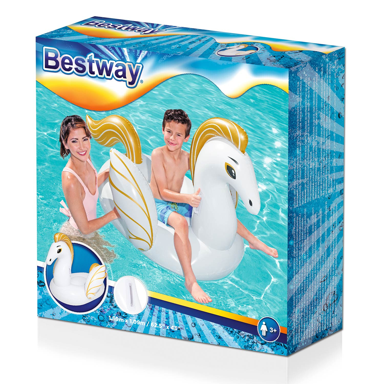 Best way  φουσκωτός πήγασος 59*109 - Bestway