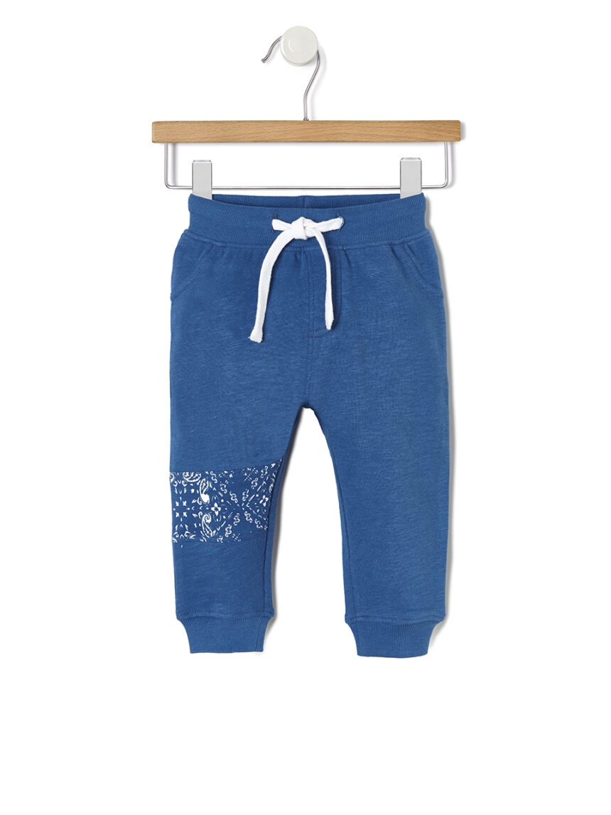 παντελόνι φόρμας μπλε για αγόρι 663525 - Prénatal