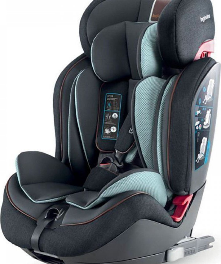 Inglesina Κάθισμα Αυτοκινήτου Gemino I-Fix 1 2 3 Black | Prénatal Store  Online