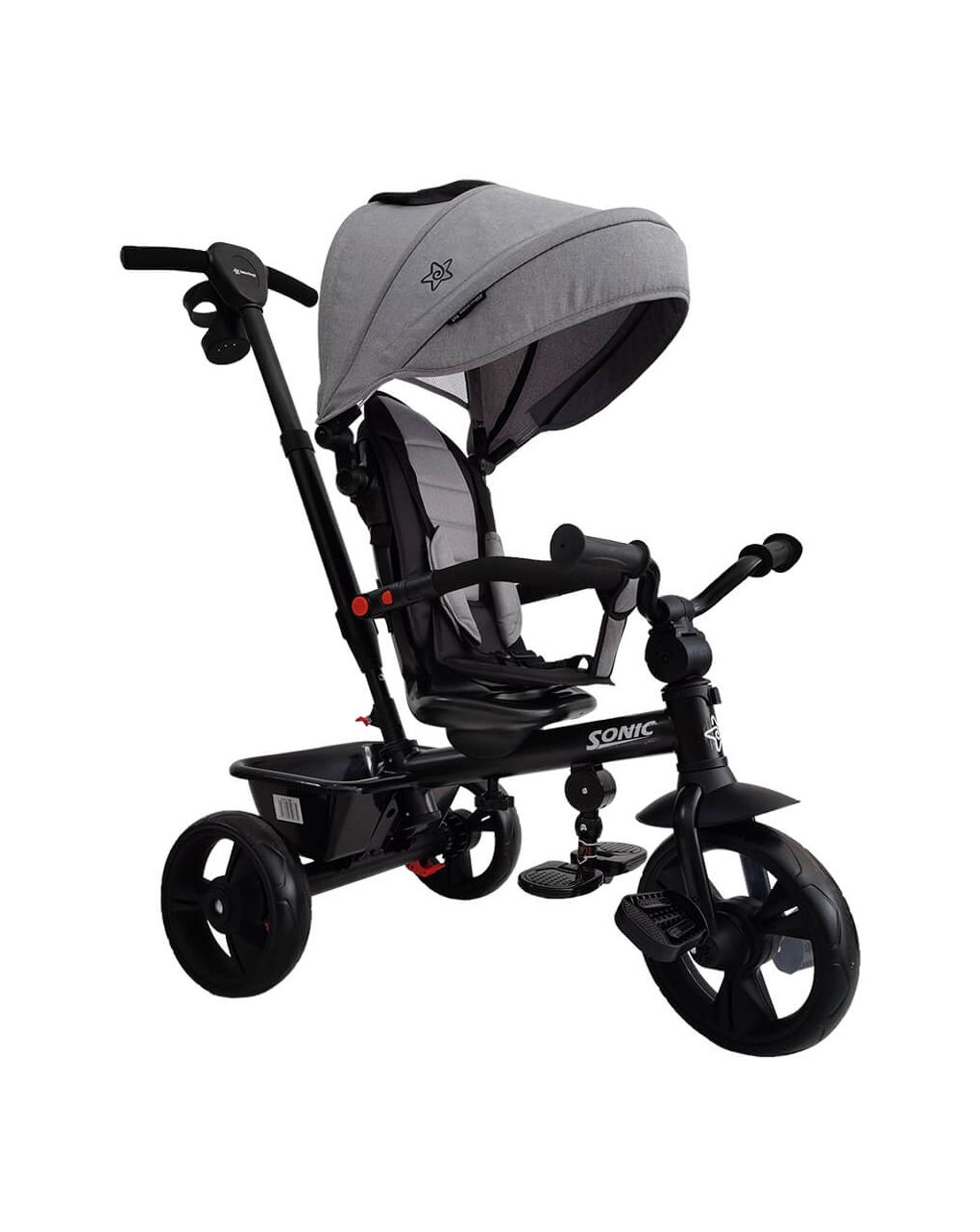 Bebe stars πτυσσόμενο τρίκυκλο sonic 360° grey - Bebe Stars