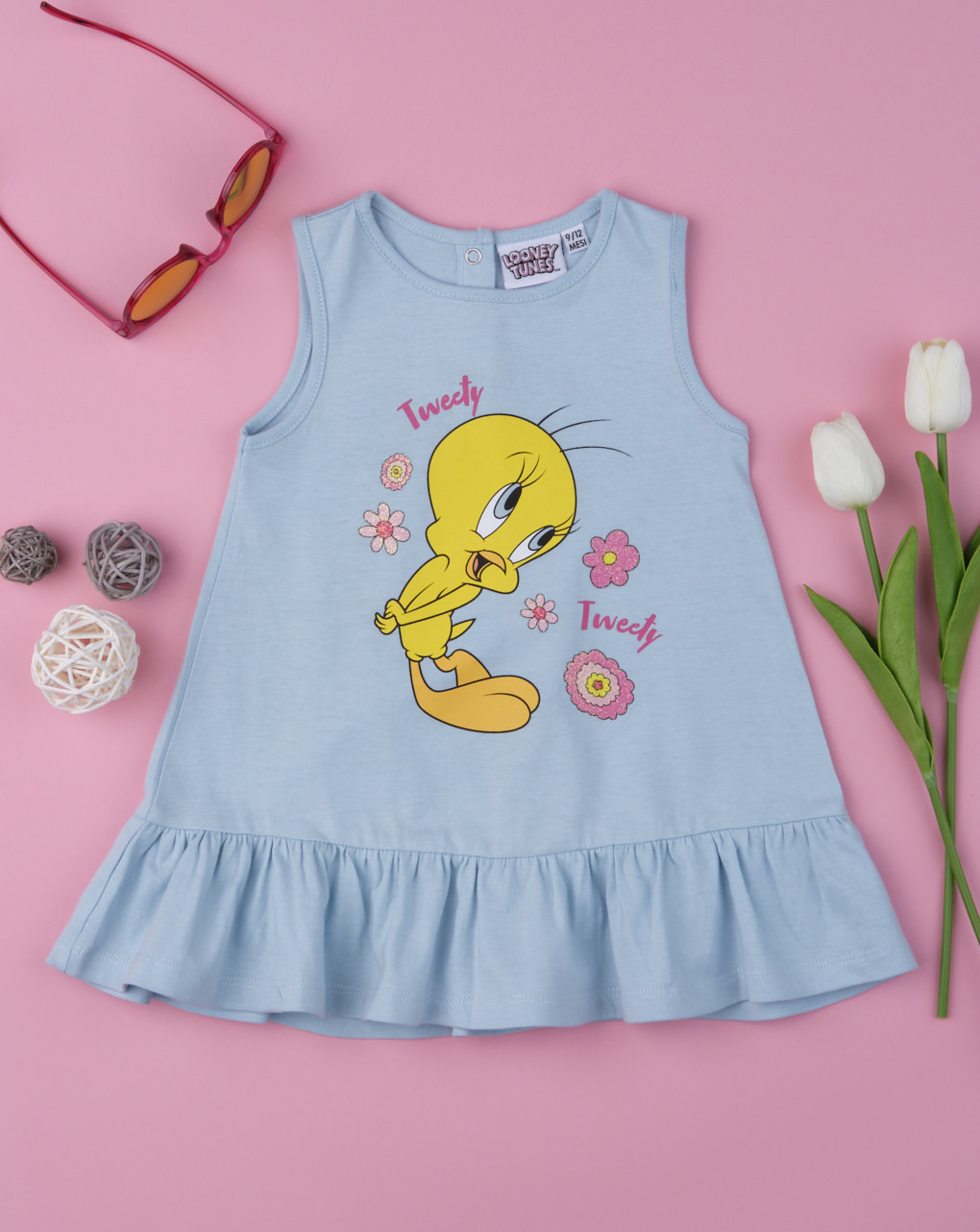 φόρεμα jersey tweety για κορίτσι