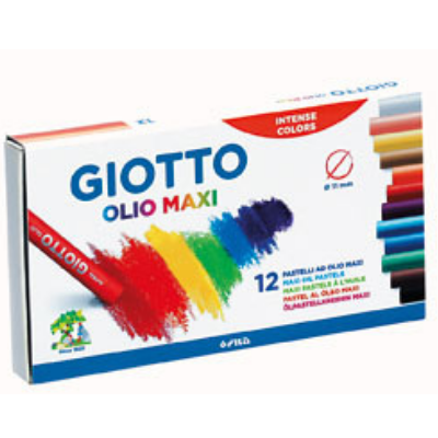 Giotto λαδοπαστέλ 7cm olio (12τμχ)  000293000 - Giotto