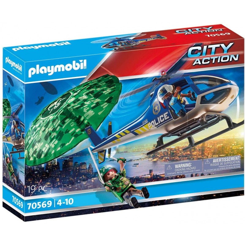 Playmobil city action εναέρια αστυνομική καταδίωξη 70569 - Playmobil, Playmobil City Action