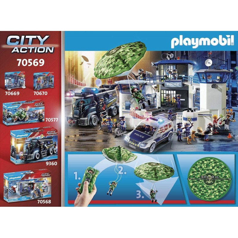 Playmobil city action εναέρια αστυνομική καταδίωξη 70569 - Playmobil, Playmobil City Action