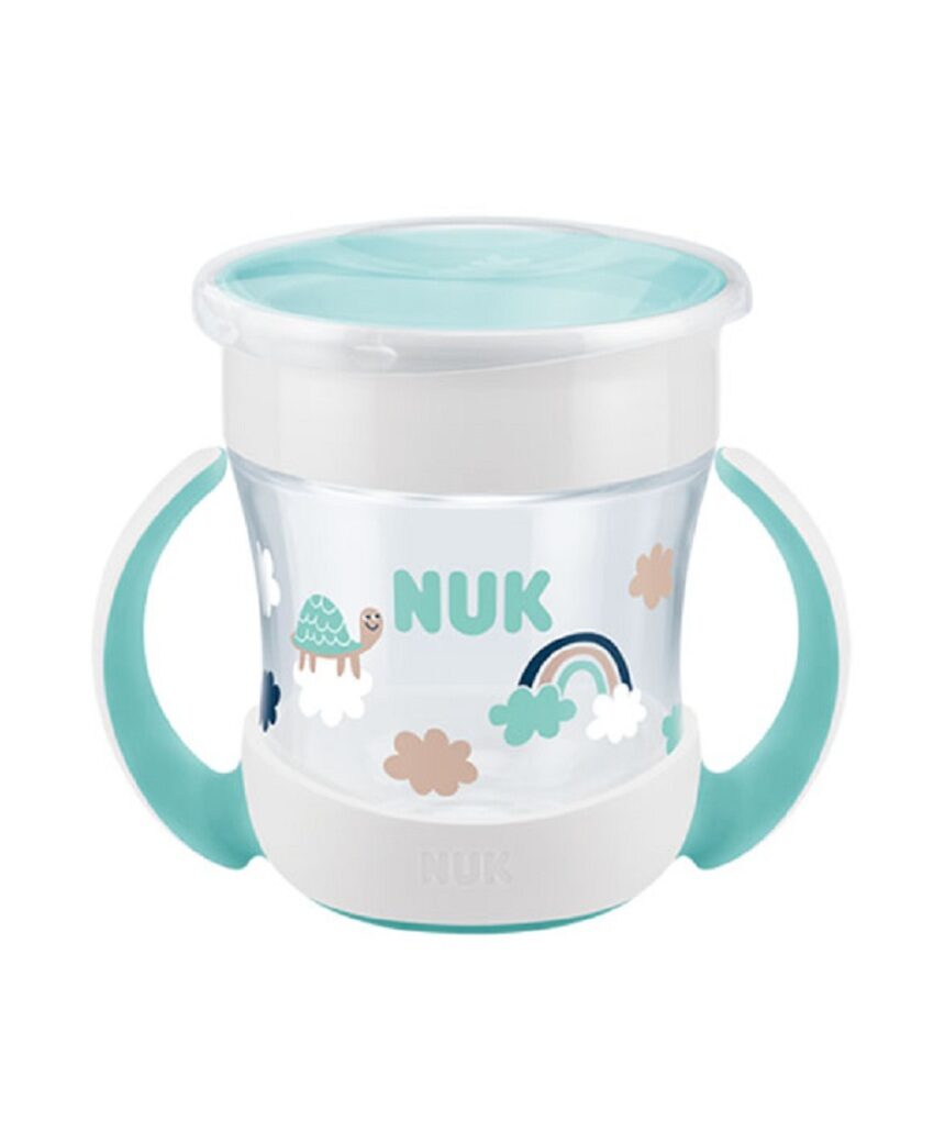 Nuk εκπαιδευτικό ποτηράκι mini magic cup με χείλος και καπάκι - Nuk