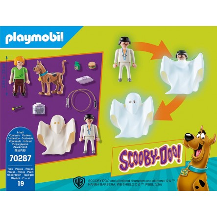 Playmobil scooby-doo  ο σκούμπι και ο σάγκι με ένα φάντασμα 70287 - Playmobil, Playmobil Scooby-Doo