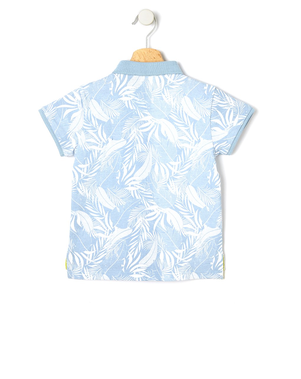 T-shirt πόλο jersey με στάμπα φύλλα για αγόρι - Prénatal