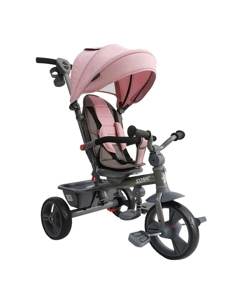 Bebe stars πτυσσόμενο τρίκυκλο sonic 360° pink - Bebe Stars