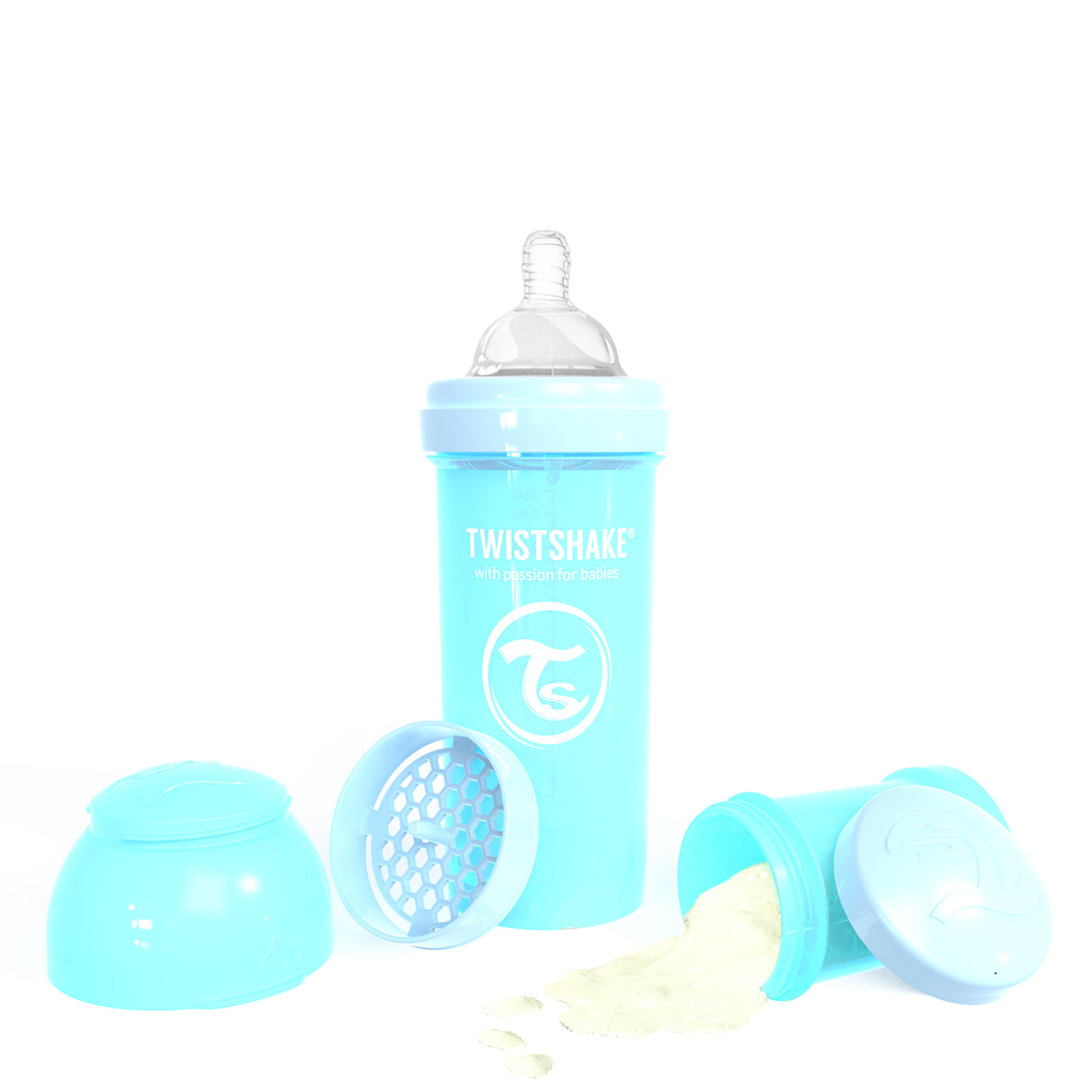 Twistshake μπιμπερό κατά των κολικών 260ml pastel blue - Twistshake