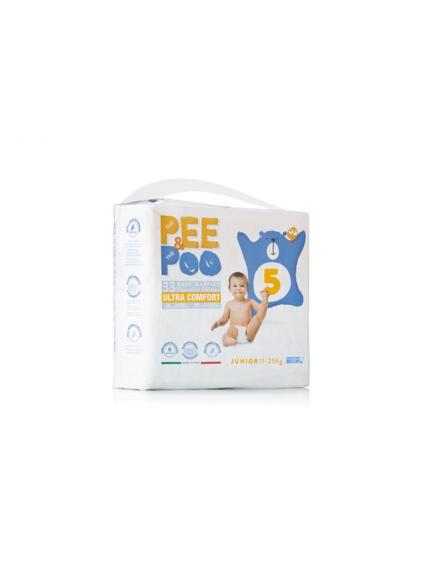 Pee&poo – πάνες μέγεθος junior 33 τμχ - The Pee & The Poo