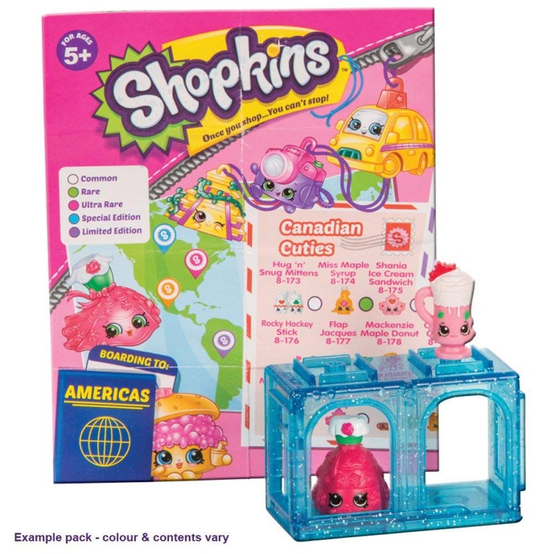 Shopkins s8 world vacation αμερική w3 - 2 ψωνάκια φατσάκια hpka3000 - Shopkins