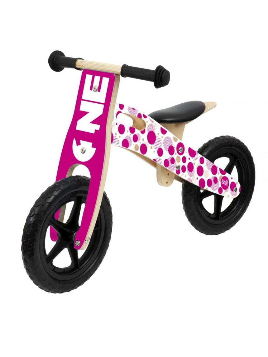 Sun & sport ξύλινο ποδηλατάκι ισορροπίας ροζ - Sun&amp;Sport
