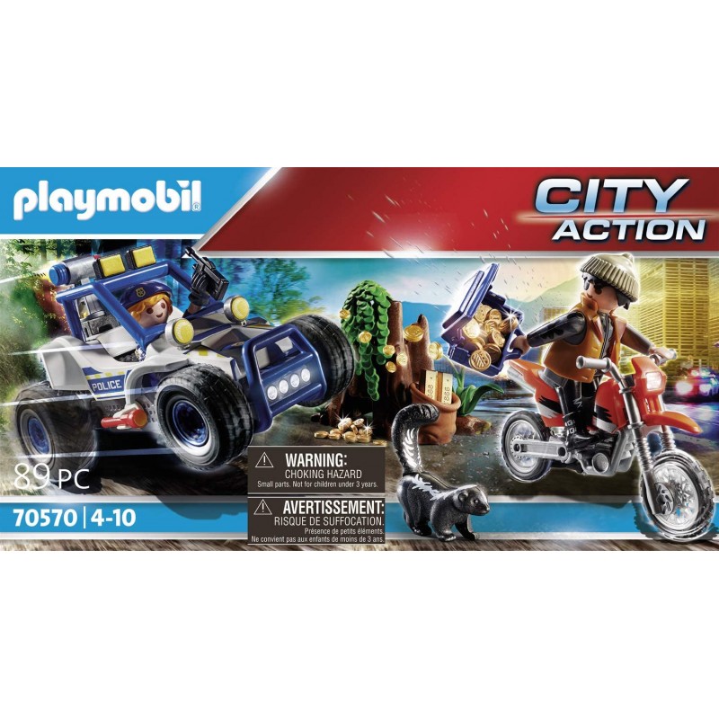 Playmobil city action αστυνομική καταδίωξη off-road 70570 - Playmobil, Playmobil City Action