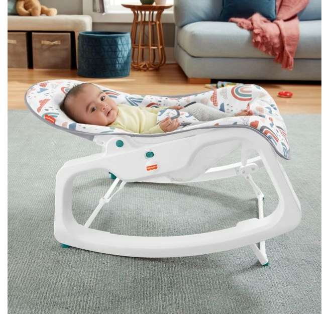 Infant-to-toddler ριλάξ-κούνια σχέδιο ουράνιο τόξο - Fisher-Price