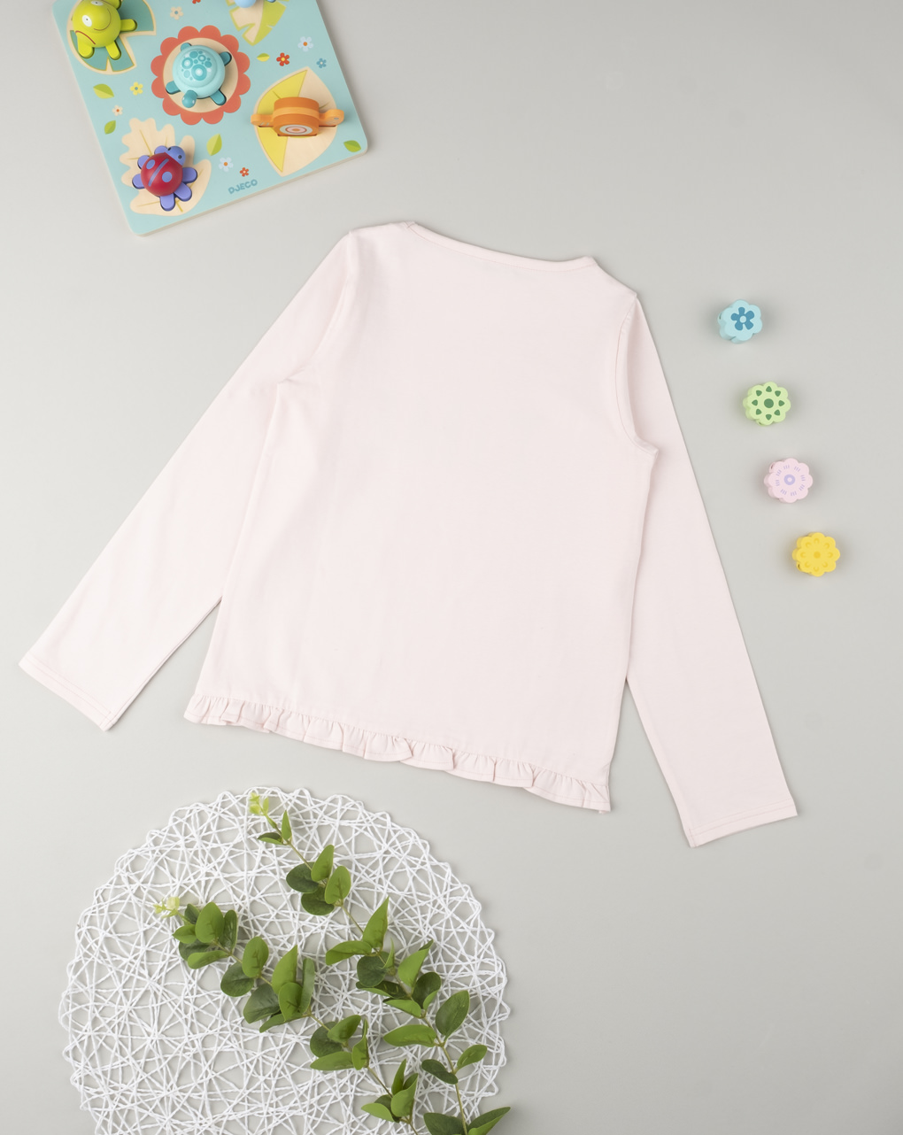 παιδική μπλούζα με λουλούδια ροζ για κορίτσι - Prénatal