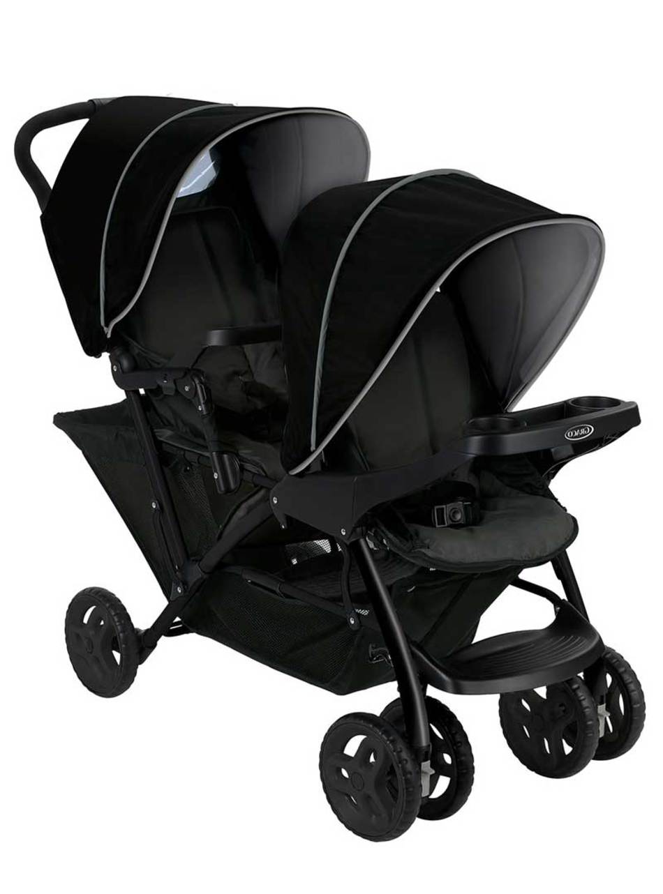 Graco καρότσι διδύμων stadium duo black grey - Graco