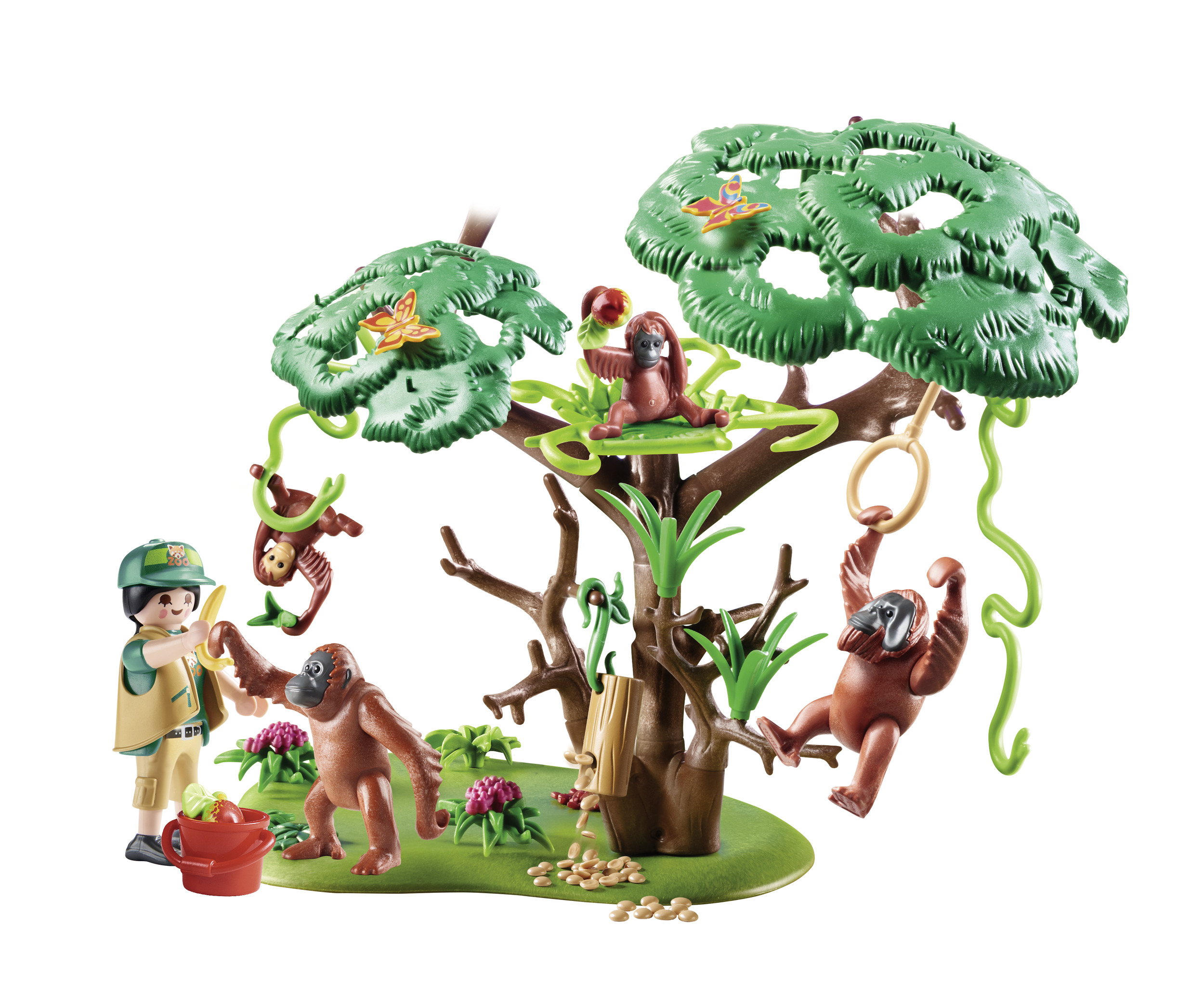 Playmobil family fun φροντιστής ζώων με ουρακοτάγκους 70345 - Playmobil, Playmobil Family Fun