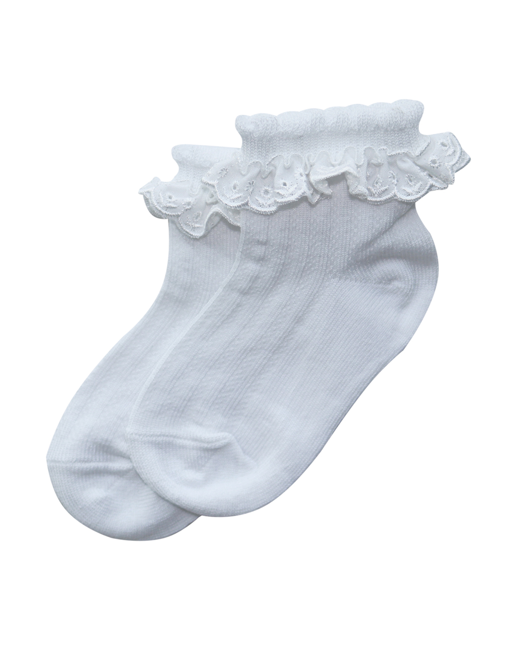 κάλτσες κοντές λευκές για κορίτσι - Prénatal