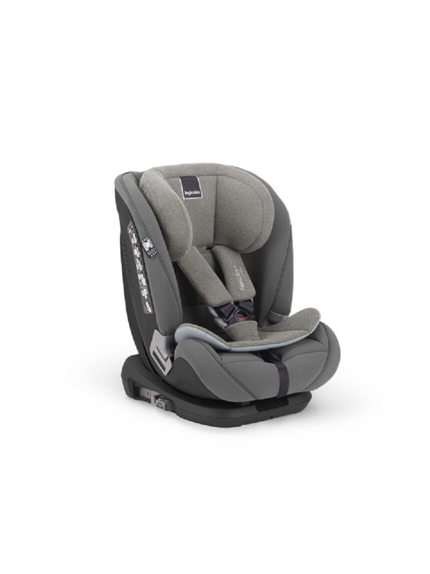 Inglesina καθισματάκι αυτοκινήτου newton stone grey 1/2/3 ( 9-36 kg) - Inglesina