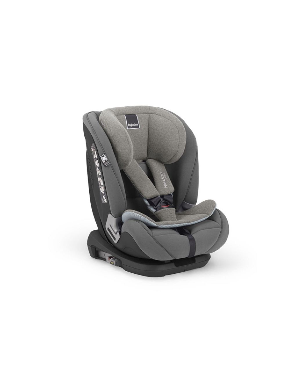 Inglesina καθισματάκι αυτοκινήτου newton stone grey 1/2/3 ( 9-36 kg) - Inglesina