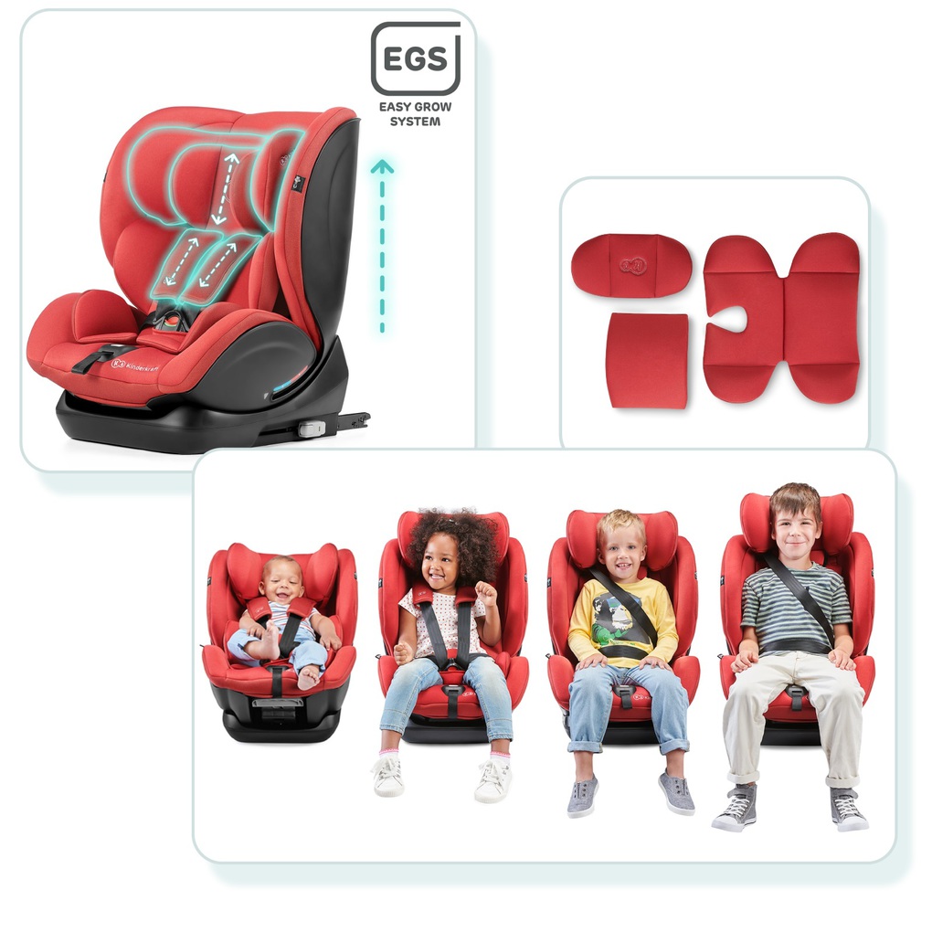 Kinderkraft κάθισμα αυτοκινήτου myway with isofix system red - Kinderkraft