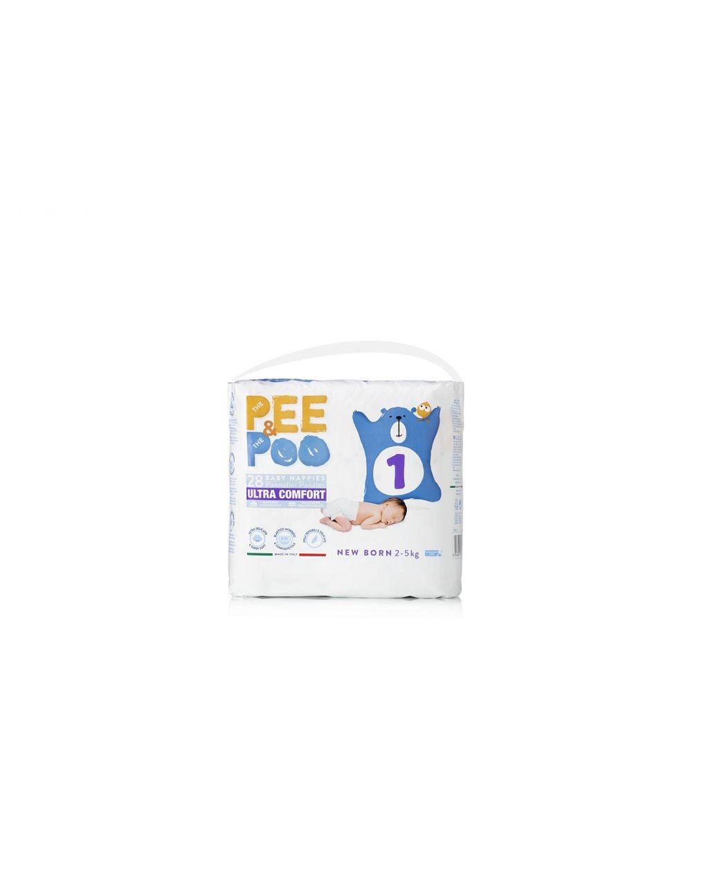 Pee&poo – πάνες μέγεθος new born 28 τμχ - The Pee & The Poo