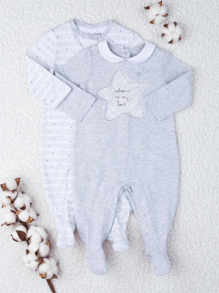 φορμάκι jersey γκρι πακέτο χ2 unisex - Prénatal