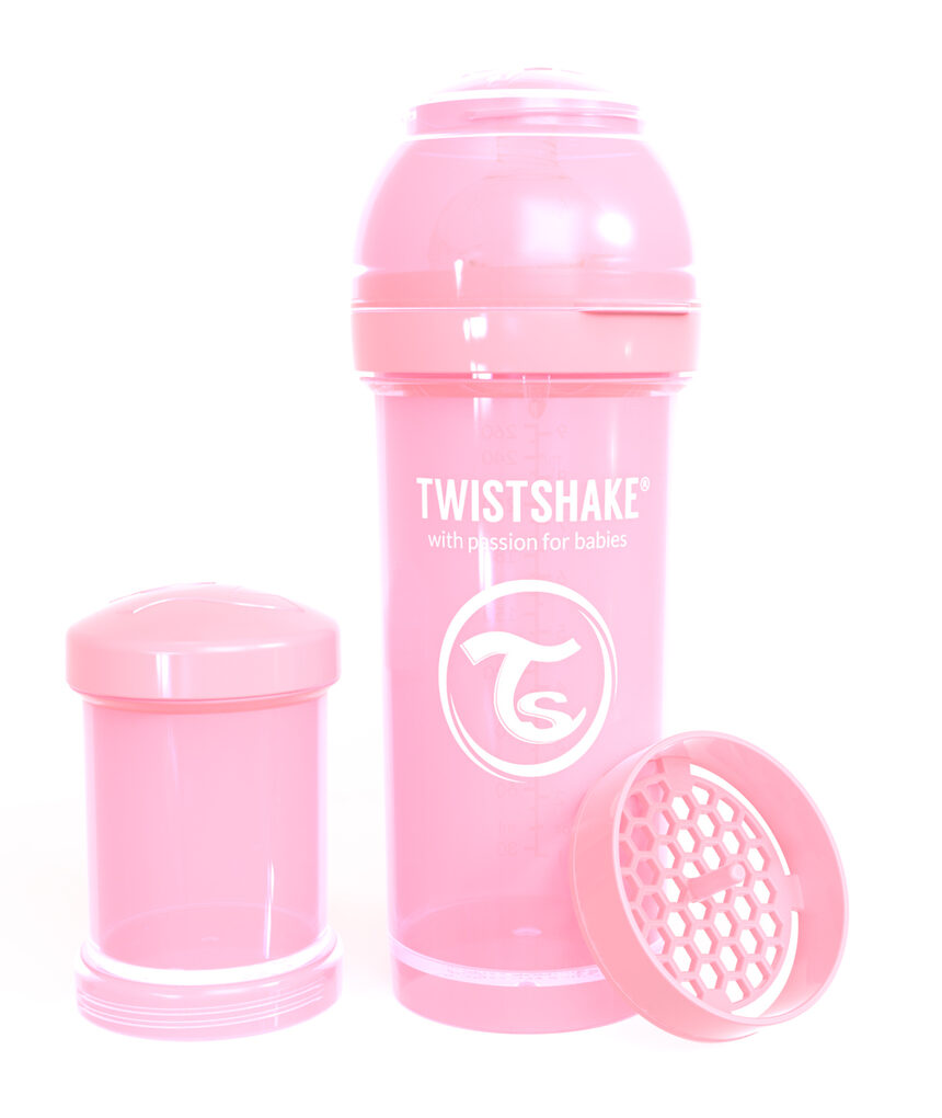 Twistshake μπιμπερό κατά των κολικών 260ml pastel pink - Twistshake