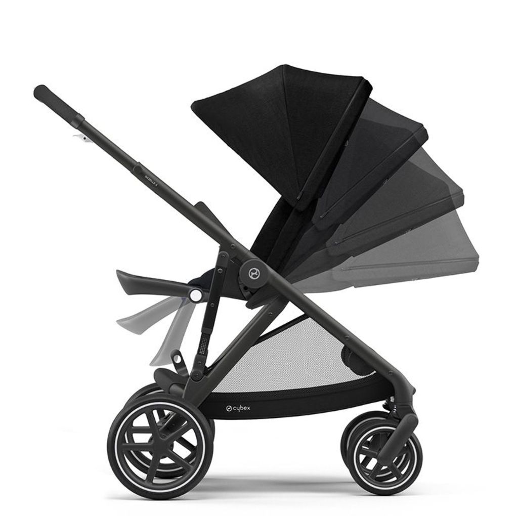 Cybex βρεφικό καρότσι gazelle s - μαύρο - black frame - Cybex