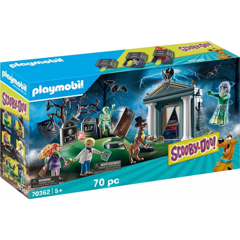 Playmobil scooby-doo  περιπέτεια στο νεκροταφείο 70362