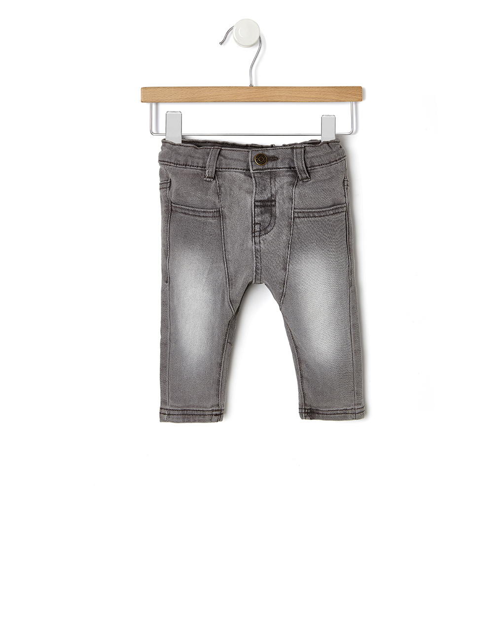 παντελόνι denim γκρι πετροπλυμένο για αγόρι - Prénatal