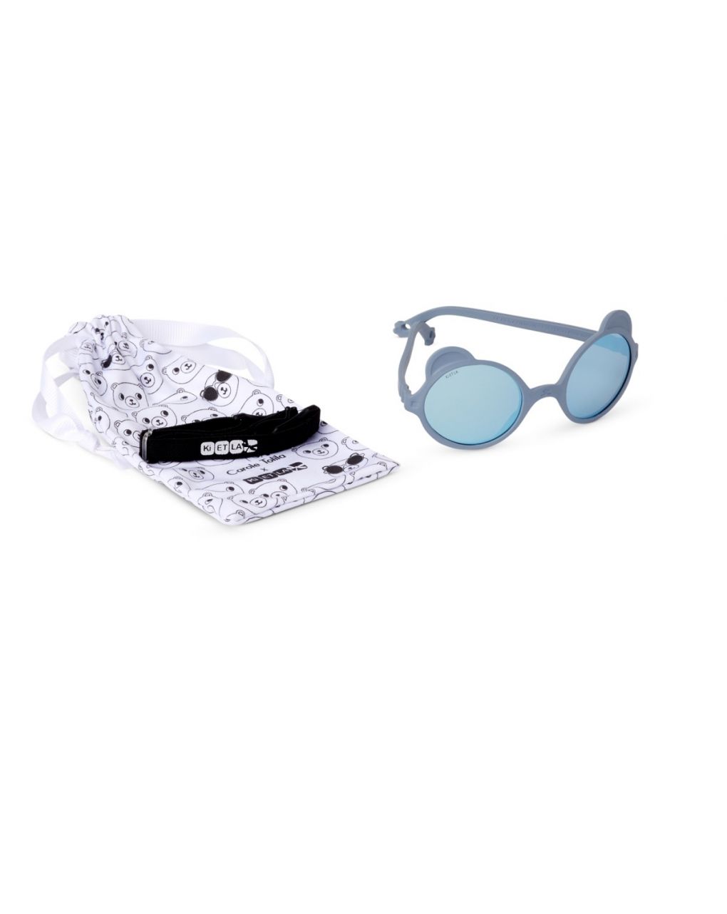 Kietla γυαλιά ηλίου ours'on 1-2 ετών silver blue - kietla