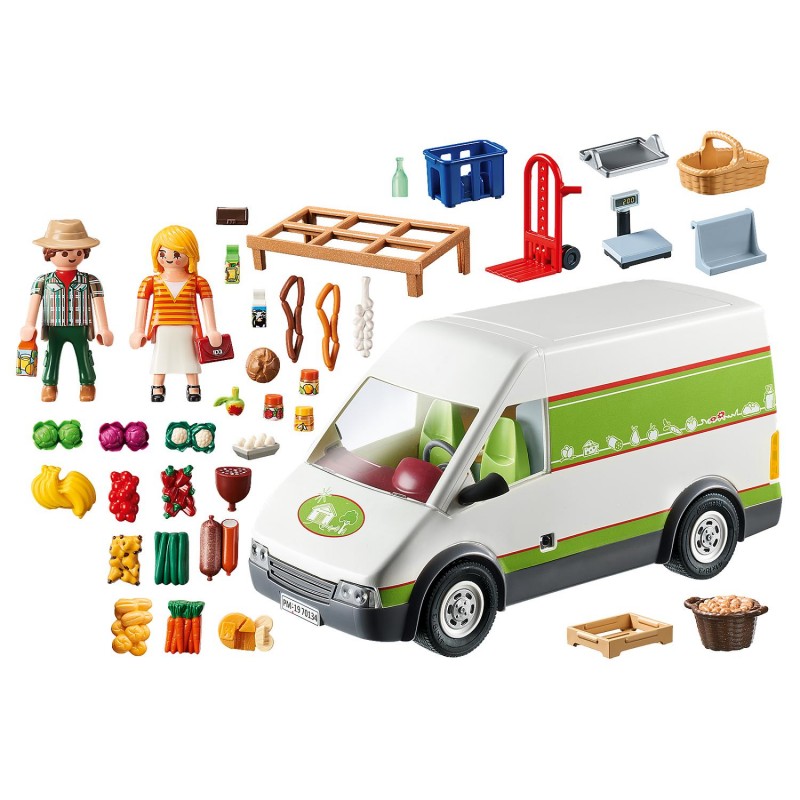 Playmobil country toy mobile farmers market van 70134 - Playmobil, Playmobil Country