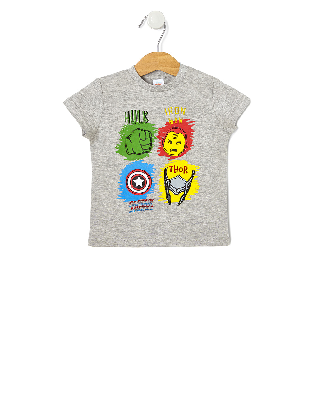 T-shirt με στάμπα avengers για αγόρι