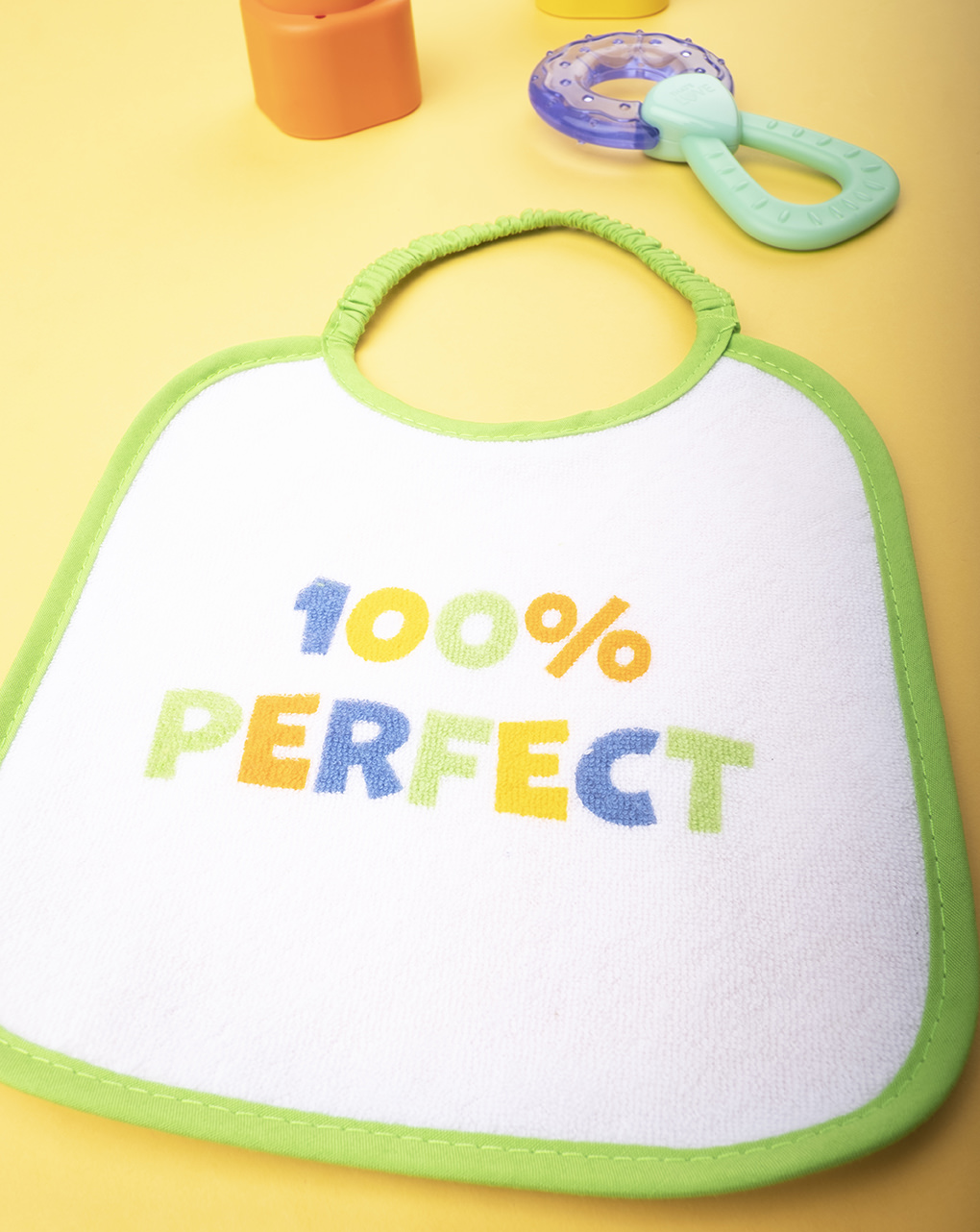 βρεφική σαλιάρα βαμβακερή πετσετέ 100% perfect για αγόρι one size - Prénatal