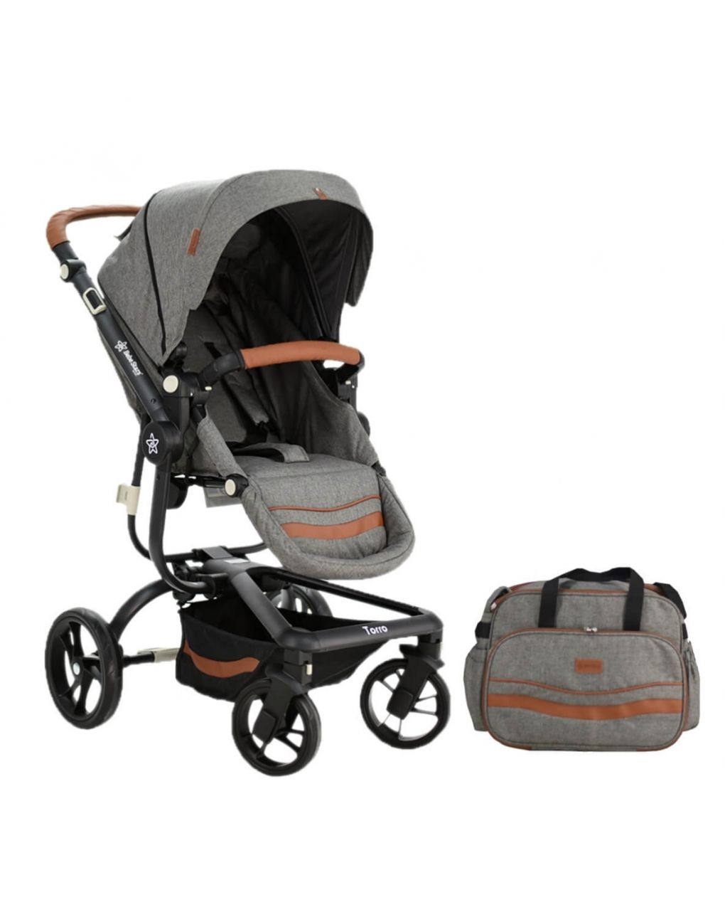 Bebe stars καρότσι torro grey - Bebe Stars