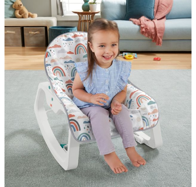 Infant-to-toddler ριλάξ-κούνια σχέδιο ουράνιο τόξο - Fisher-Price