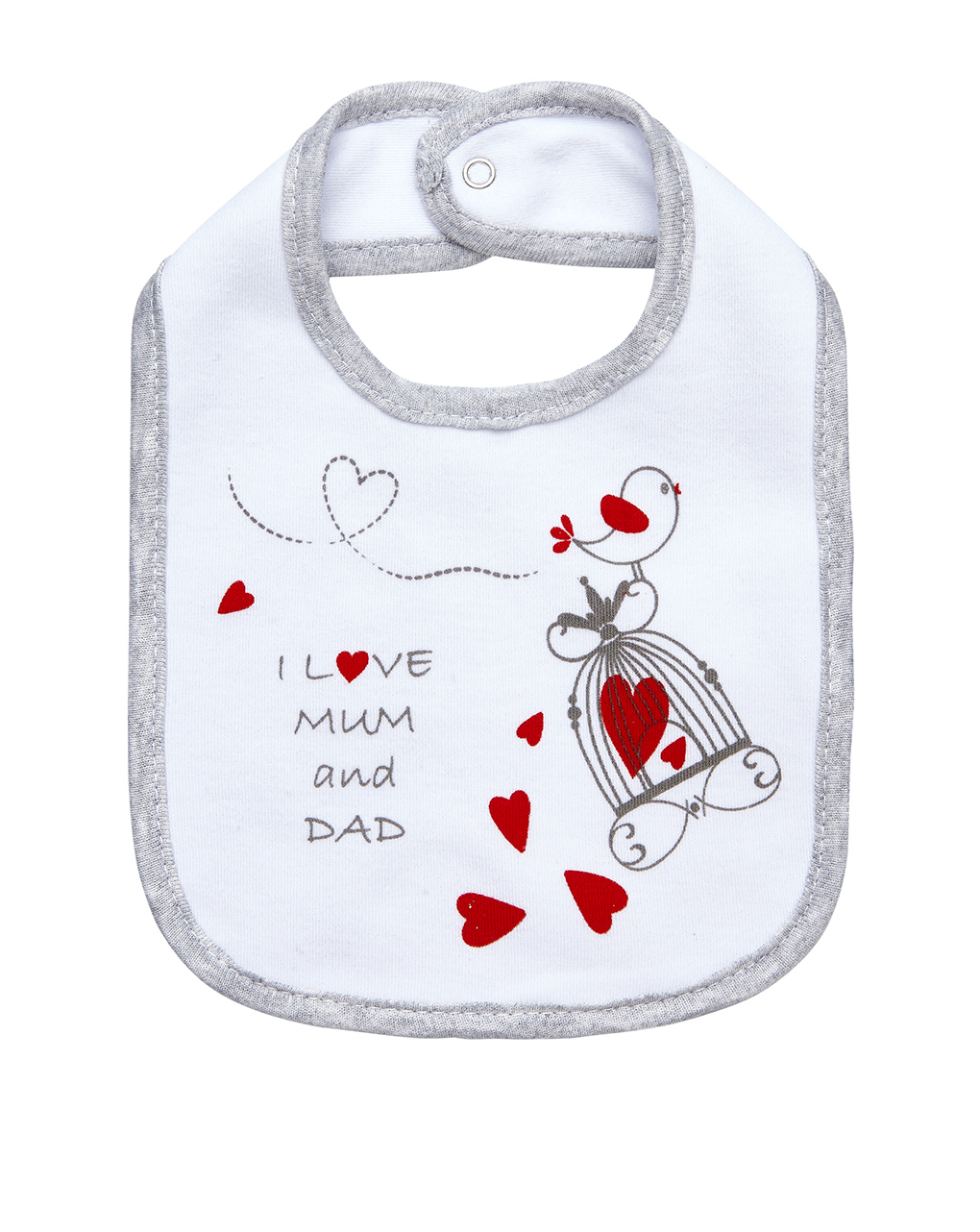 σαλιάρα i love mum and dad unisex - Prénatal