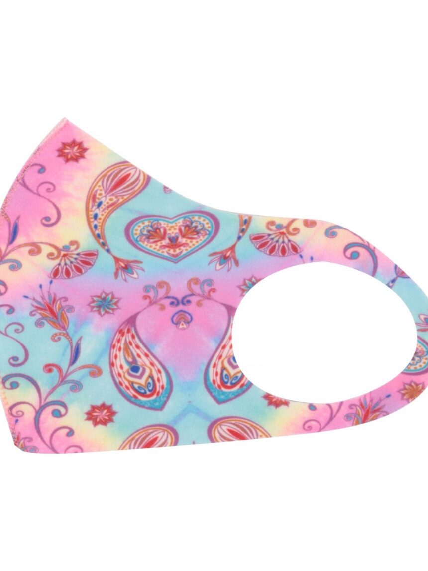 Gama brands μάσκα προστασίας υφασμάτινη παιδική σχέδιο pink flower - Gama Brands