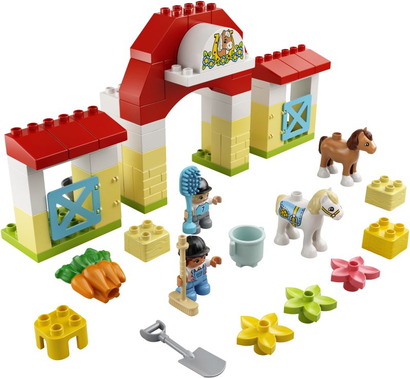 Lego duplo  στάβλος αλόγων και φροντίδα των πόνυ  10951 - Lego, LEGO DUPLO