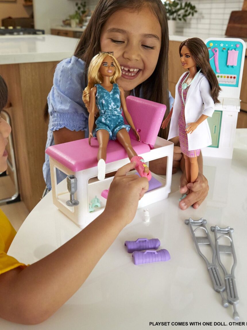 Barbie - κλινική σετ με κούκλα gtn61 - BARBIE